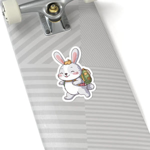 Vibrant Bunny Backpack Kiss-cut Stickers Glossy - Dipaliz - Decorative