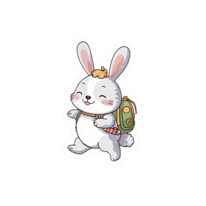 Vibrant Bunny Backpack Kiss-cut Stickers Glossy - Dipaliz - Decorative