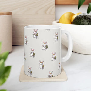 Vibrant Bunny Ceramic Mug - Cute Animal Design - Dipaliz - Mugs