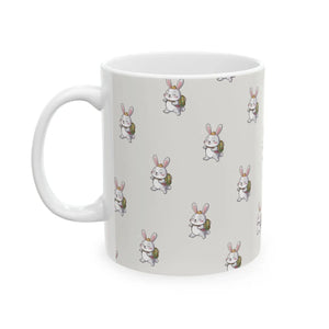Vibrant Bunny Ceramic Mug - Cute Animal Design - Dipaliz - Mugs