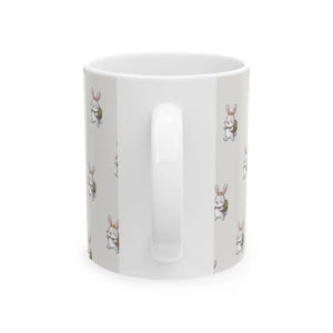 Vibrant Bunny Ceramic Mug - Cute Animal Design - Dipaliz - Mugs