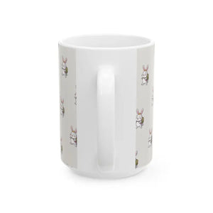 Bunny Ceramic Mug - Vibrant Design Playful Kitchen Cup - Dipaliz - Mugs