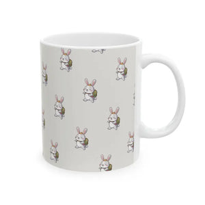 Bunny Ceramic Mug - Vibrant Design Playful Kitchen Cup - Dipaliz - Mugs