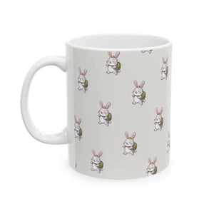 Bunny Ceramic Mug - Vibrant Design Playful Kitchen Cup - Dipaliz - Mugs