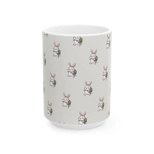 Bunny Ceramic Mug - Vibrant Design Playful Kitchen Cup - Dipaliz - Mugs