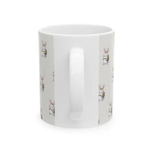 Bunny Ceramic Mug - Vibrant Design Playful Kitchen Cup - Dipaliz - Mugs