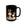 Playful Bunny Easter Mug - Glossy Black Ceramic - Dipaliz - Mugs