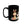 Playful Bunny Easter Mug - Glossy Black Ceramic - Dipaliz - Mugs