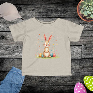 Cute Bunny Infant Fine Jersey Tee - Soft Easter Top - Dipaliz - Natural Heather / 6m - T-shirts
