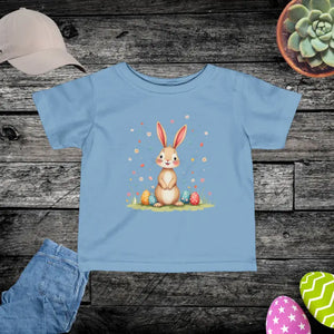 Cute Bunny Infant Fine Jersey Tee - Soft Easter Top - Dipaliz - Light Blue / 6m - T-shirts