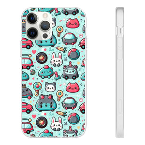 Cute Cars Flexi Cases - Thermoplastic Polyurethane Protection - Dipaliz - Iphone 12 Pro - Mobile Phone