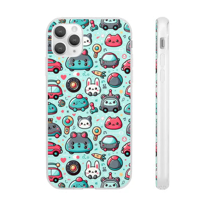 Cute Cars Flexi Cases Durable Style with Thermoplastic Polyurethane - Iphone 11 Pro Max Phone Case