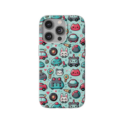 Cute Cars Flexi Cases Durable Style with Thermoplastic Polyurethane - Iphone 14 Pro Phone Case