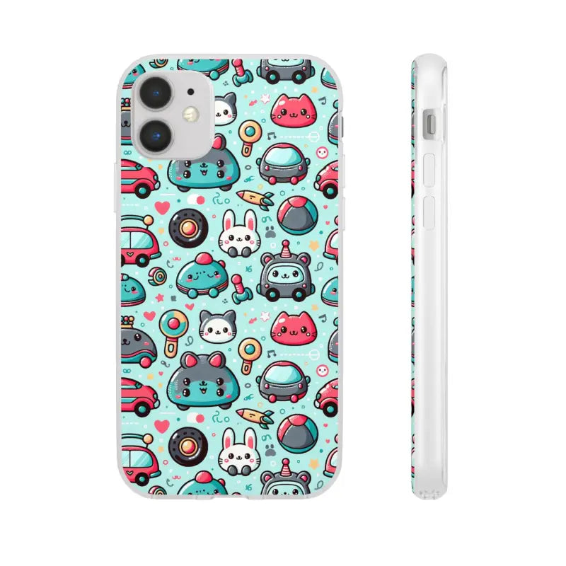 Cute Cars Flexi Cases Durable Style with Thermoplastic Polyurethane - Iphone 11 Phone Case