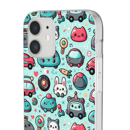 Cute Cars Flexi Cases Durable Style with Thermoplastic Polyurethane - Phone Case