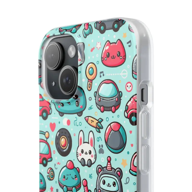 Cute Cars Flexi Cases Durable Style with Thermoplastic Polyurethane - Phone Case