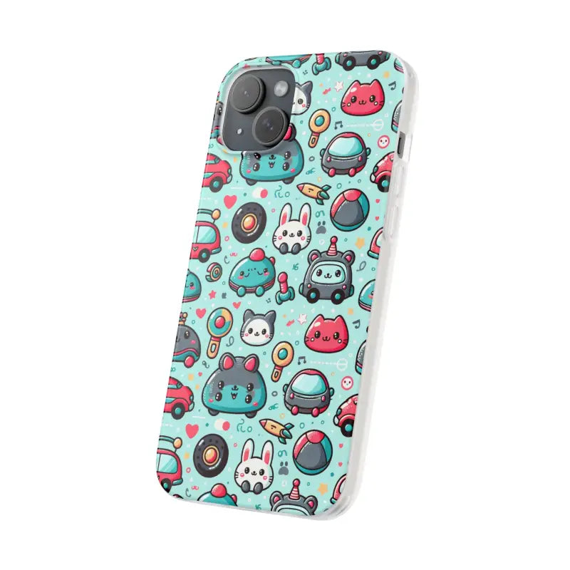 Cute Cars Flexi Cases Durable Style with Thermoplastic Polyurethane - Phone Case