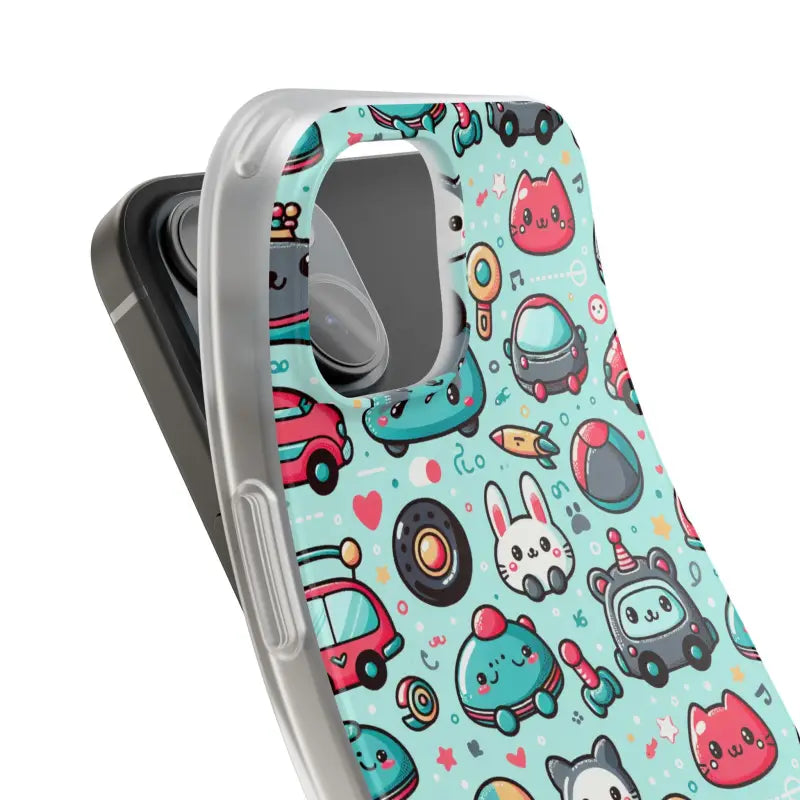 Cute Cars Flexi Cases Durable Style with Thermoplastic Polyurethane - Phone Case