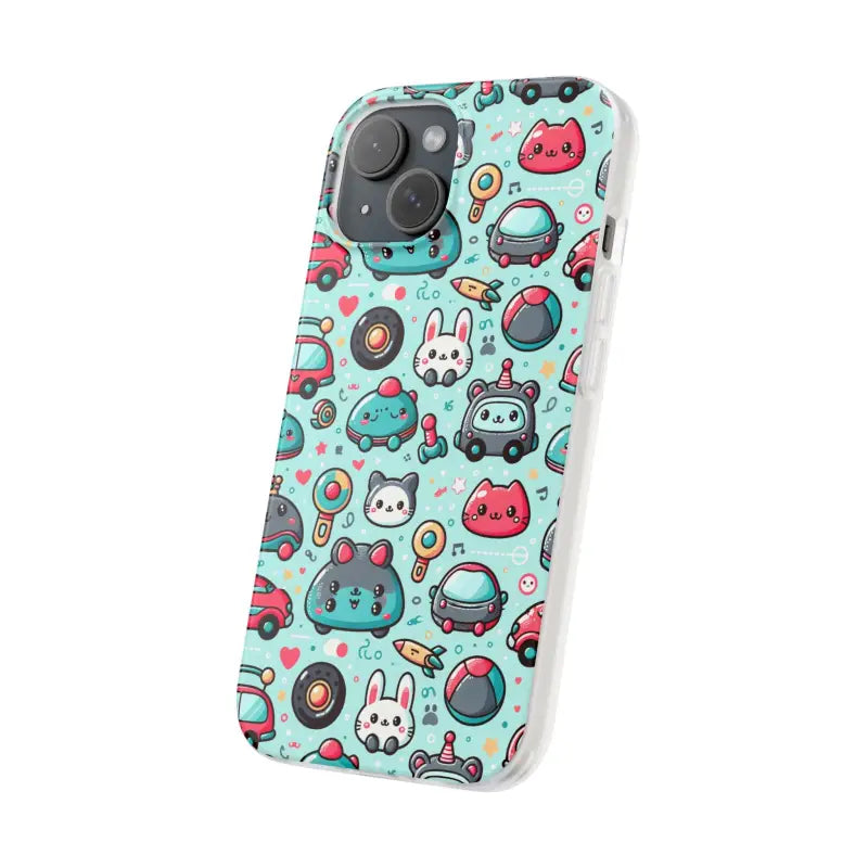 Cute Cars Flexi Cases Durable Style with Thermoplastic Polyurethane - Phone Case