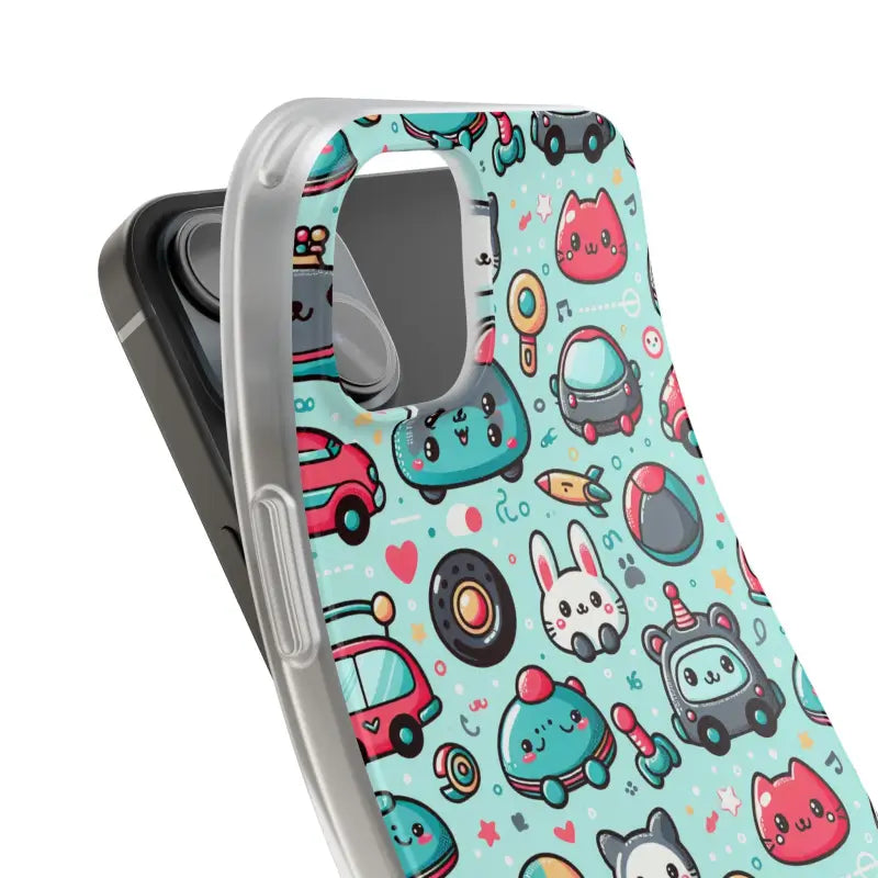 Cute Cars Flexi Cases Durable Style with Thermoplastic Polyurethane - Phone Case