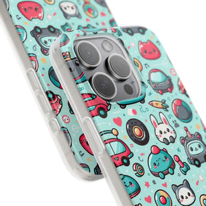 Cute Cars Flexi Cases - Thermoplastic Polyurethane Protection - Dipaliz - Mobile Phone