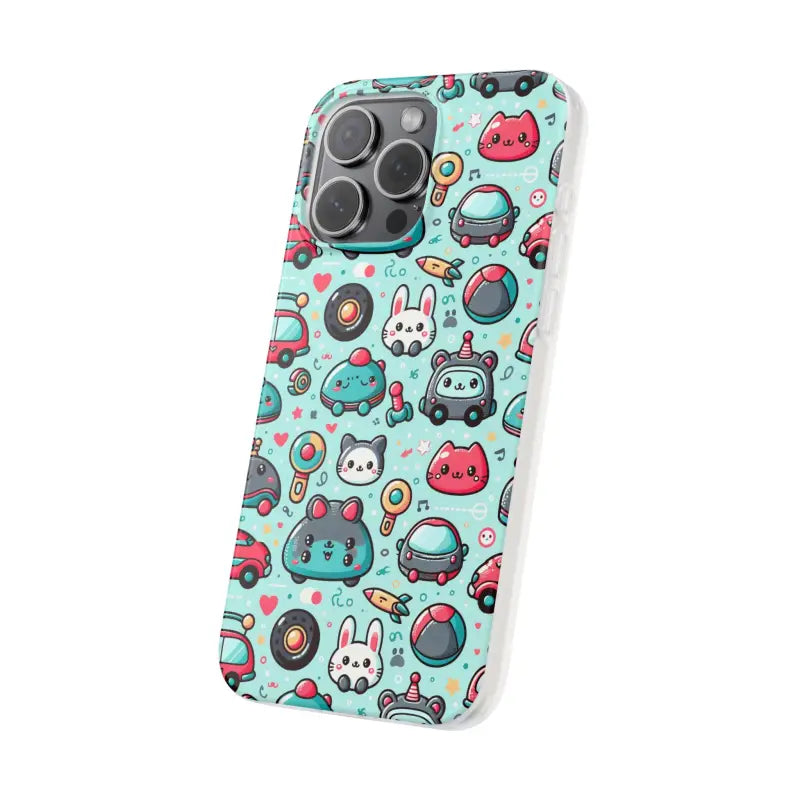 Cute Cars Flexi Cases Durable Style with Thermoplastic Polyurethane - Phone Case