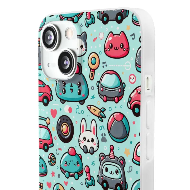 Cute Cars Flexi Cases Durable Style with Thermoplastic Polyurethane - Phone Case