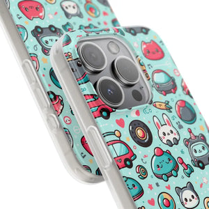 Cute Cars Flexi Cases - Thermoplastic Polyurethane Protection - Dipaliz - Mobile Phone