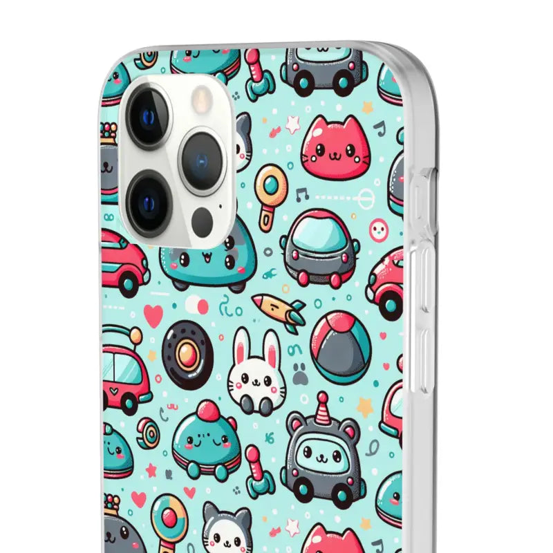 Cute Cars Flexi Cases Durable Style with Thermoplastic Polyurethane - Phone Case