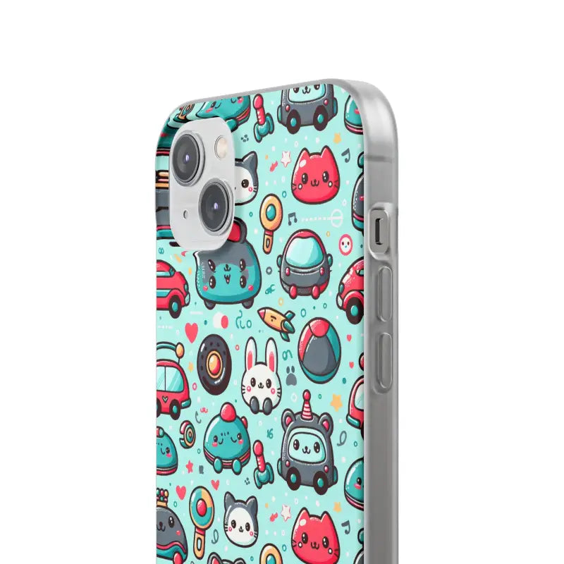 Cute Cars Flexi Cases Durable Style with Thermoplastic Polyurethane - Phone Case