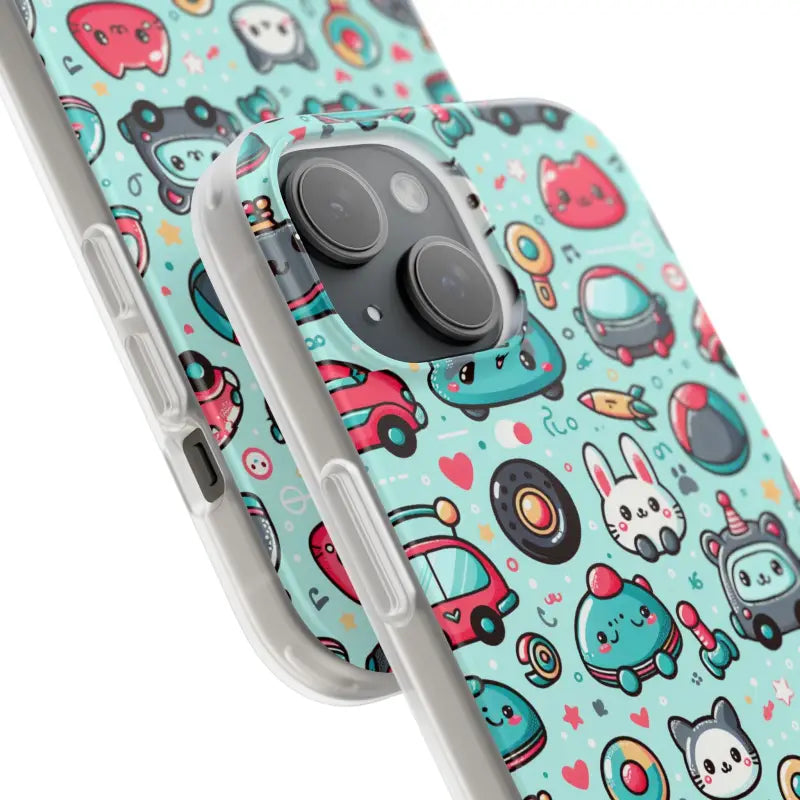 Cute Cars Flexi Cases Durable Style with Thermoplastic Polyurethane - Phone Case