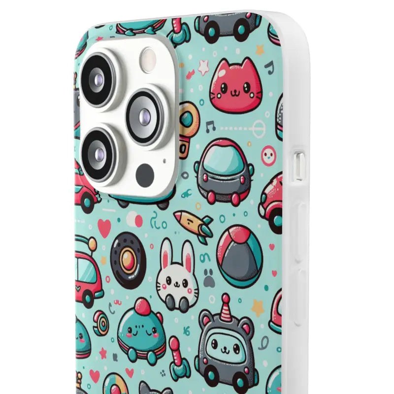 Cute Cars Flexi Cases Durable Style with Thermoplastic Polyurethane - Phone Case