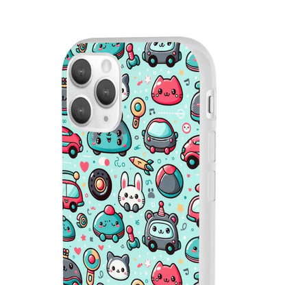 Cute Cars Flexi Cases Durable Style with Thermoplastic Polyurethane - Phone Case