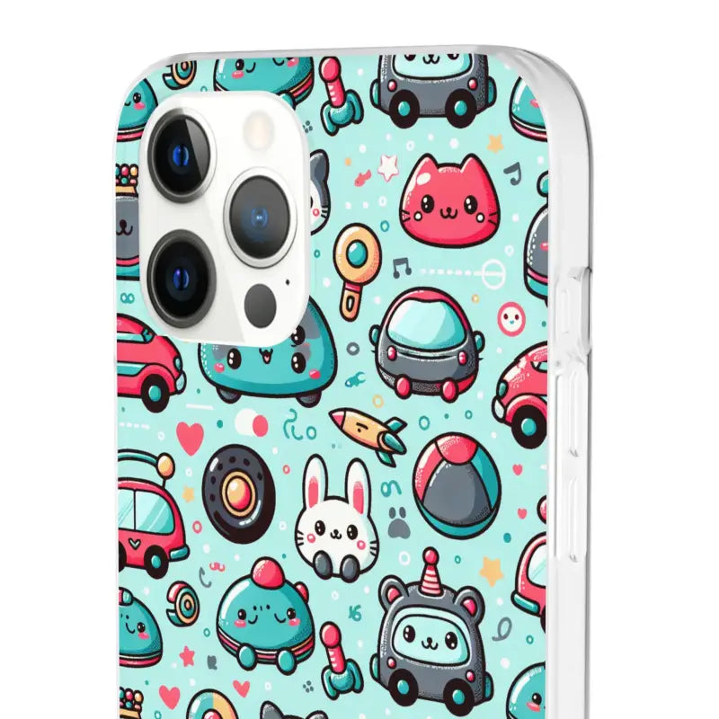 Cute Cars Flexi Cases Durable Style with Thermoplastic Polyurethane - Phone Case