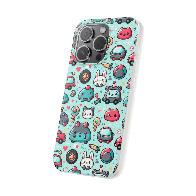 Cute Cars Flexi Cases Durable Style with Thermoplastic Polyurethane - Phone Case