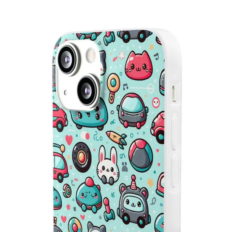 Cute Cars Flexi Cases Durable Style with Thermoplastic Polyurethane - Phone Case