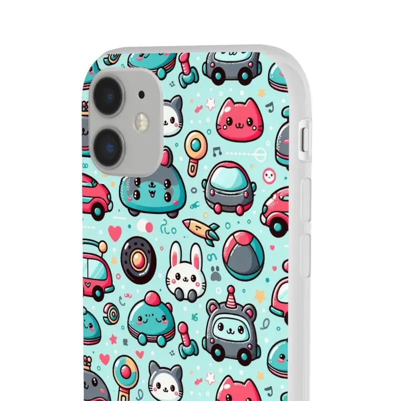 Cute Cars Flexi Cases Durable Style with Thermoplastic Polyurethane - Phone Case