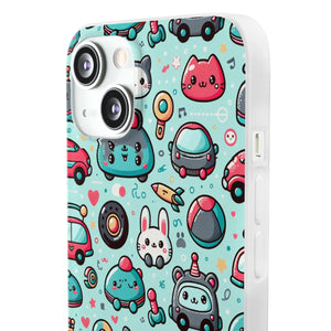 Cute Cars Flexi Cases - Thermoplastic Polyurethane - Dipaliz - Mobile Phone
