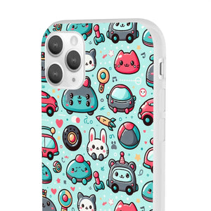Cute Cars Flexi Cases - Thermoplastic Polyurethane - Dipaliz - Mobile Phone