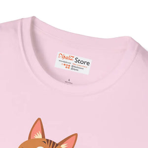 Cute Cat Basketball Unisex Softstyle Tee for Lovers - Dipaliz - T-shirts