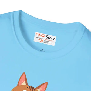 Cute Cat Basketball Unisex Softstyle Tee for Lovers - Dipaliz - T-shirts