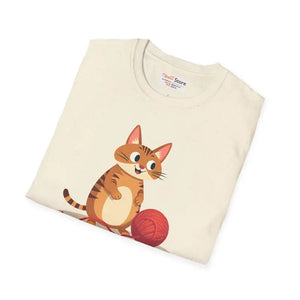 Cute Cat Basketball Unisex Softstyle Tee for Lovers - Dipaliz - T-shirts