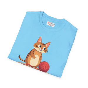 Cute Cat Basketball Unisex Softstyle Tee - Dipaliz - T-shirts