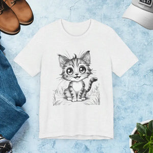 Unisex Jersey Short Sleeve Cotton Tee - Airlume Combed - Dipaliz - Ash / Xs - T-shirts