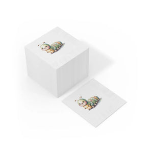 Cute Caterpillar Napkins – Whimsical Party Supplies - Dipaliz - Paper