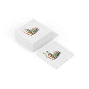 Cute Caterpillar Napkins – Whimsical Party Supplies - Dipaliz - Paper