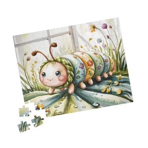 Cute Caterpillar Puzzle - Printed Paper Nature Lovers Gift - Dipaliz - 110 Pcs (horizontal) - Jigsaw Puzzles