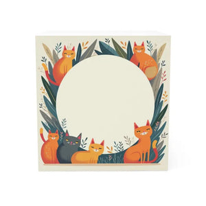 Cute Cats Sticky Notes - Feline Fun Workspace Boost - Dipaliz - White / one Size