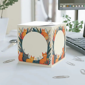 Cute Cats Sticky Notes - Feline Fun Workspace Boost - Dipaliz - White / one Size