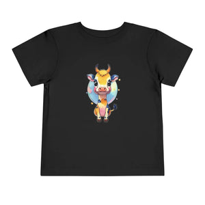 Colorful Cow Short Sleeve Tee - Combed Cotton Delight - Dipaliz - T-shirts